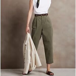 Banana Republic High Rise Cropped Chino